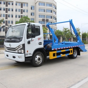Camion de ramassage des ordures Dongfeng 4x2 6cbm, état neuf, chargeur de déchets à bras oscillant - Product Image 2