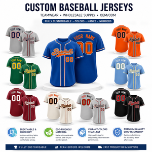 Maillot de baseball personnalisé OEM brodé blanc respirant pour équipes sportives avec design rayé pour club - Product Image 2