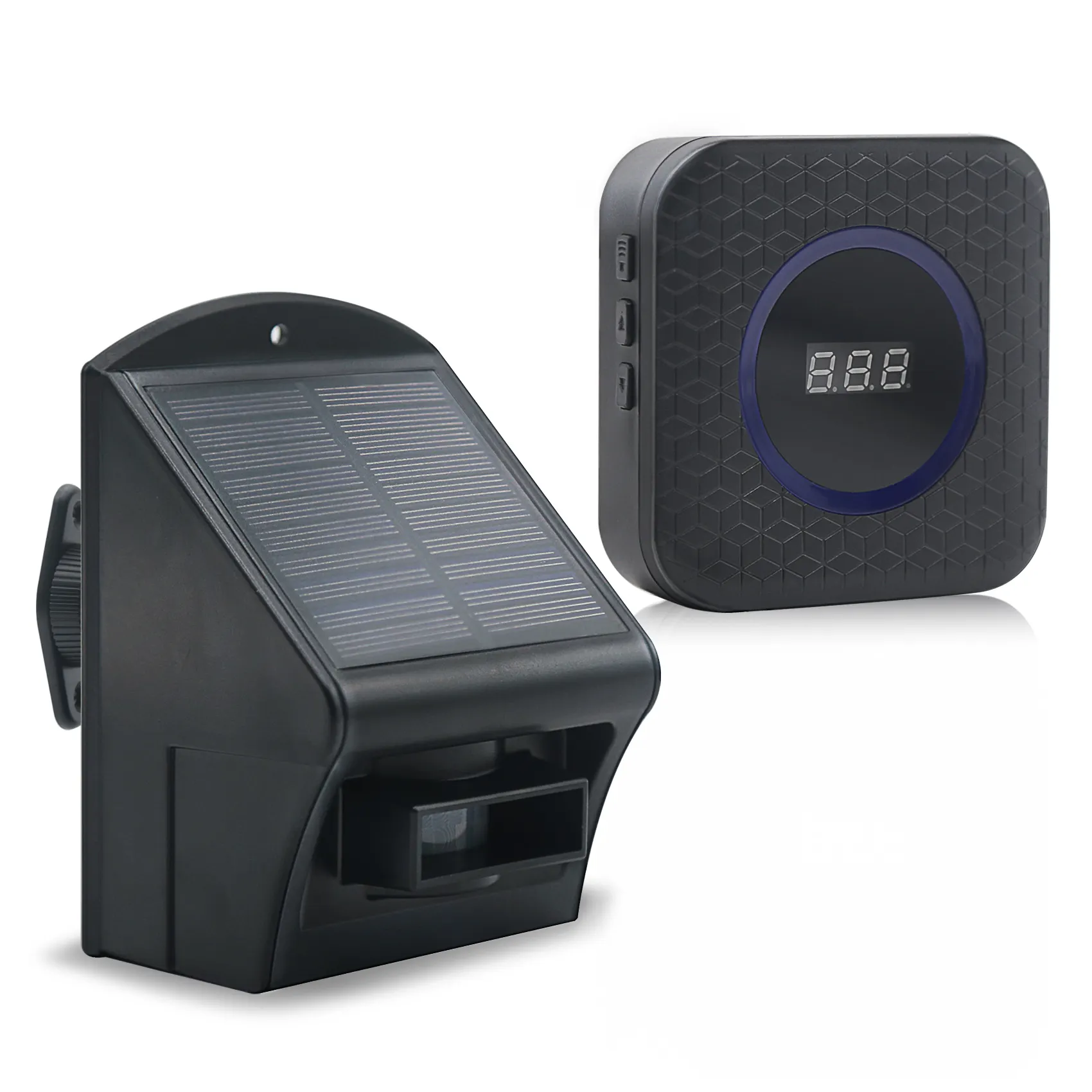 Daytech solar alarm DP02 outdoor wireless sensor alarm solar charger motion detector sensor driveway sensers