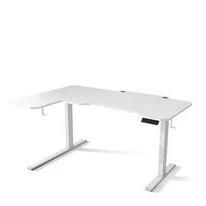 Bureau de studio en forme d'aile, table réglable en hauteur, table électrique à levage réglable, bureau d'ordinateur, bureau de jeu - Product Image 5