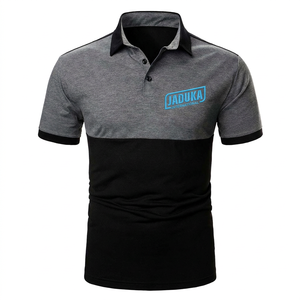 เสื้อโปโลสำหรับผู้ชายเสื้อโปโลสีพื้นใส่สบายดีไซน์ใหม่ล่าสุด - Product Image 1