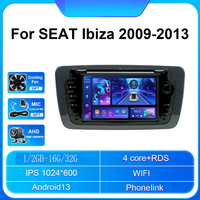 Estéreo para Auto Android de 7 Pulgadas para Seat Ibiza 2009-2013, Reproductor Multimedia con Pantalla Táctil |   GPS + WiFi +