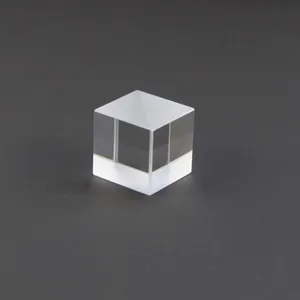 Custom-Made Pisah Sinar Polarisasi Rasio 5:5 7:3 K9 Optical Glass Cube Splitter Prisma untuk Aplikasi Broadband