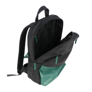 Professional Daily Transit Backpack Sleek Carbon Black Emerald Green Waterproof Laptop <strong>Bag</strong> for Business Travel Fashion Unisex - Product Image 4