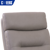 Fauteuil inclinable électrique en cuir pleine fleur MANWAH CHEERS, fauteuil de salon à gravité zéro, confort de luxe, canapé en cuir de vachette