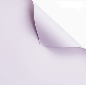 Papel de embalaje mate de plástico impermeable, color púrpura sólido, elegante, para envolver flores, papel para flores, embalaje floral para regalos. - Product Image 1