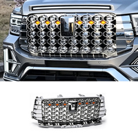 Calandre avant chromée de luxe pour GWM TANK 500 Hi4-T, style Hurricane, remplacement du kit carrosserie, grille de radiateur en maille