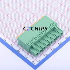 KF2EDGKN-5.0-8P Plug-in Terminal Block P=5mm Connector ( Connector Type: Plug )( Construction: 1x8P )( Pitch: 5mm ) - Product Image 2