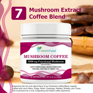 OEM ODM Factory Direct Mushroom Coffee with Total Fat may help enhance mental clarity and overall focus Support Immune Coffee - Product Image 6
