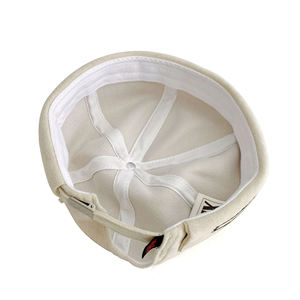 Hip Hop Street Vintage automne hiver bonnets Skullcap chapeau couleur unie sans bord casquettes <span class=keywords><strong>Chamois</strong></span> broderie Docker casquette sans visière - Product Image 3