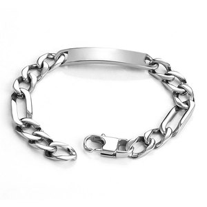 Herren schwere Edelstahl Kabel kette Armband Logo Mann Würfel Kette Schmuck für Geschenk Hochzeitstag oder Party - Product Image 5