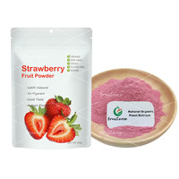 Extrait de fraise 100% pur et naturel, poudre de jus de fraise, poudre de fraise séchée par pulvérisation