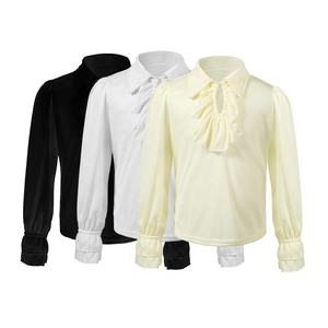 Disfraz <span class=keywords><strong>de</strong></span> Caballero Pirata Medieval con Volantes para Niños, Estilo Victoriano, Renacentista, para Representaciones Escénicas - Product Image 4