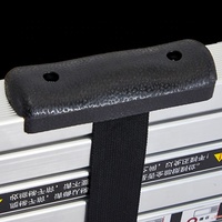 Échelle télescopique en aluminium rétractable pour la construction portable