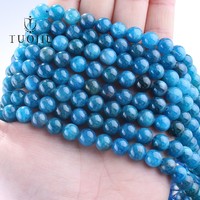 Vente en gros de perles en pierre naturelle de 6, 8 et 10 mm, perles rondes en agate et quartz, brins de perles pour la fabrication de bijoux, bracelets DIY