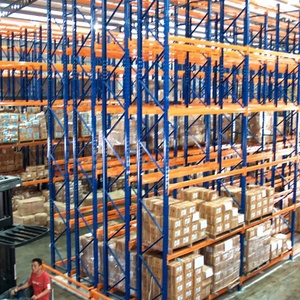 Système de rayonnage VNA à 5 niveaux en acier pour entrepôt, rayonnage à palettes, rayonnage à allées étroites pour cartons - Product Image 3