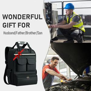 WaterProof Tool Backpack With Padded Shoulder Strap Tool Bag With Open Wide Design Durable Tools Backpack With Multiple Pockets - Product Image 6
