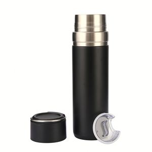 Custom logo 500ml <b>Double</b> <b>Wall</b> Travel <b>Mug</b> With Handle Sport Camping Water Bottle New Product Ideas 2025 - Product Image 3