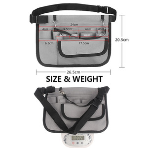 <span class=keywords><strong>Borsa</strong></span> da Cintura per <span class=keywords><strong>Infermieri</strong></span> con Design OEM, Organizzatore per Forniture Infermieristiche con Logo, Marsupio Porta Stetoscopio in Nylon Resistente - Product Image 2