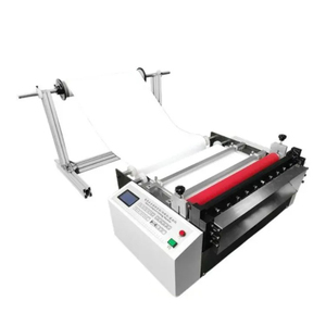 Pequeña máquina automática de corte de láminas en rollo para bandas elásticas para el cabello, envoltura de burbujas, película de burbujas de aire, paquete de caja de papel de plástico - Product Image 2