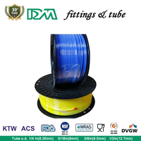 Tube PE DM 1/4" 5/16" 3/8" 1/2" O.D. Filtre à eau RO certifié NSF, tuyau d'eau flexible