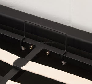 Modern Metal <b>Storage</b> <b>Bed</b> <b>Frame</b> Leather Upholstery Customizable Size 5-Year Warranty No Fixed Headboard Design for Hotel - Product Image 6