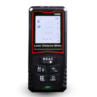 ALDM03 Distancemètre laser numérique portable de qualité industrielle bon marché de 100m avec écran LCD