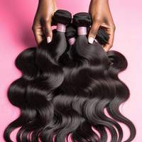 Paquetes de Cabello Humano 15A, Paquetes de Cabello Humano con Ondas Corporales, Cabello Humano Virgen Vietnamita Sin Procesar, Paquetes de Cabello Remy Natural para Mujeres, Color Natural
