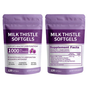 Suministro de Marca Privada OEM, Cápsulas Blandas para Desintoxicación y Limpieza del Hígado, Extracto de Cardo Mariano, Cápsulas Blandas Desintoxicantes, Limpieza del Hígado, Cápsulas Blandas para Desintoxicación del Hígado - Product Image 2