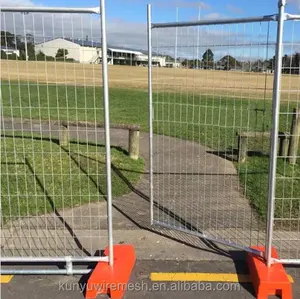 쉽게 제거 할 수있는 호주 임시 울타리 맞춤형 6ft 8 피트 헤비 듀티 울타리 패널