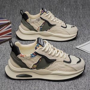 Zapatos Deportivos para Hombre, Casuales, Versátiles, Cómodos, Modernos, Antideslizantes, Resistentes al Desgaste, con Suela Gruesa, Diseño de Bloques de Color, para Correr y Caminar - Product Image 1