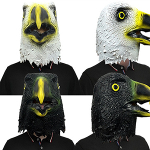 Máscara de Látex de Águila para Halloween, Máscara Realista de Cabeza Completa de Pájaro, Disfraz de Carnaval, Cosplay, Accesorio para Fiestas de Animales - Product Image 4