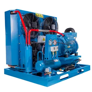 15HP Xmk Condenserende Eenheid Frascold Compressor Condenserende Eenheid Luchtgekoelde Koeling Chiller Condenserende Eenheid Voor Koude Kamer