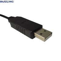 Cable de conversión de voltaje USB 12V cable de carga de orificio redondo 9V enrutador módem óptico cable de alimentación USB a interfaz 4,0/5,5/3,5