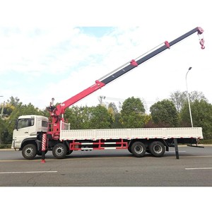 รถบรรทุกติดเครนไฮดรอลิก จีน DongFeng 14 ตัน 16 ตัน 8x4 พร้อมขาย - Product Image 1