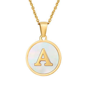 Promozione 2025: Elegante <span class=keywords><strong>Collana</strong></span> con Ciondolo Iniziale a 26 Lettere B <span class=keywords><strong>C</strong></span> in Acciaio Inossidabile Placcato Oro per Donne - Product Image 5