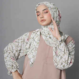 Vestido tradicional musulmán Abaya de seda <span class=keywords><strong>Medina</strong></span> con Hijab Match Servicio OEM Abaya personalizado Abaya de seda - Product Image 2