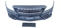 Pare-chocs avant semi-carbone W205 C63 pour Mercedes-Benz Classe C W205 C63 pièces de voiture pare-chocs de voiture kit de conversion accessoires automobiles