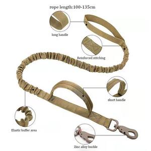 Collar de entrenamiento con hebilla metálica de alta calidad para perros medianos y grandes, conjunto de Correa y collar táctico para mascotas con logotipo personalizado - Product Image 5