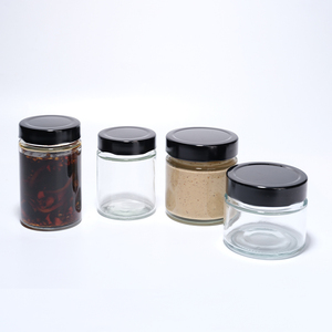 Venta al por mayor de tarro de mermelada de vidrio de lados rectos <span class=keywords><strong>212</strong></span> <span class=keywords><strong>ml</strong></span> con tapa de giro profundo - Product Image 4