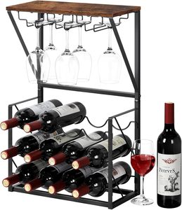 <span class=keywords><strong>Accessori</strong></span> per Cantinetta Portabottiglie Espositore per Vini Decorazione Portabottiglie Modulare Minimalista Stile Italiano - Product Image 2