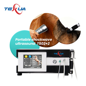Appareil de thérapie par ondes de choc ESWT haute puissance <span class=keywords><strong>2</strong></span> en 1, 10 bars, combinant un appareil de physiothérapie à ultrasons, portable, pour soulager la douleur chez le cheval - Product Image 1