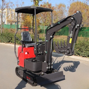 Mini-excavatrice électrique à chenilles en caoutchouc 1T 2T avec moteur hydraulique agricole et roulement, micro-pelle haute puissance de creusement, livraison gratuite - Product Image 5