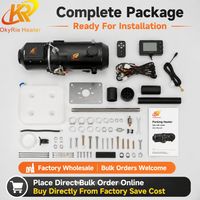 Chauffe-eau de stationnement diesel 15KW 12V 24V avec préchauffeur moteur et télécommande LCD pour camion, camping-car, bateau, voiture – Direct Usine