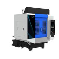 Machine de fraisage CNC verticale à alimentation directe d'usine, lit en fonte monobloc, 24 outils, ATC à disque en option