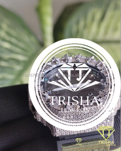 Reloj Exclusivo de Alta Calidad Estilo Hip Hop con la Imagen de Jesús Rey, Diamantes Moissanite VVS, Plata de Ley 925, Pieza de Colección Disponible para la Venta - Product Image 6