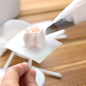 9 pz/set di fiori a forbice + vassoio per torte + 7 pezzi di tulipani ugello rosa per unghie sollevatore per decorazione crema fondente trasferimento pasticceria utensili da cucina - Product Image 6