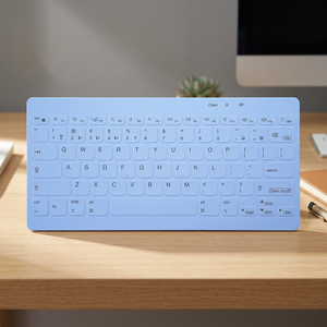 HengYu 78-Key Silent Three Mode Waterproof Membrane <b>Wireless</b> Portable USB Type-C No Backlight <b>Keyboard</b> for All Pads New - Product Image 1