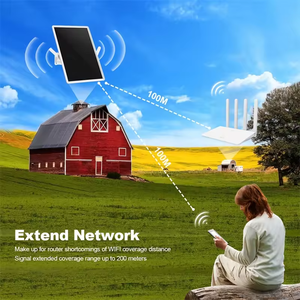 20000mAh 15 Wát năng lượng mặt trời bảng điều chỉnh <span class=keywords><strong>Wifi</strong></span> tín hiệu không dây <span class=keywords><strong>Repeater</strong></span> năng lượng mặt trời powerd Extender <span class=keywords><strong>WLAN</strong></span> <span class=keywords><strong>Repeater</strong></span> khuếch đại không dây IP66 năng lượng mặt trời Router - Product Image 4