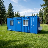 Kiosque de restauration mobile haute capacité pour stades sportifs, conteneur préfabriqué modulaire pour événements publics